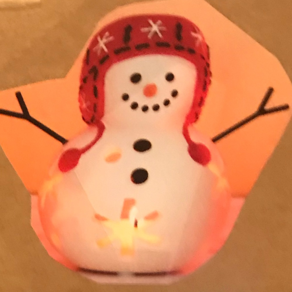 PartyLite Snow boy tea light holder